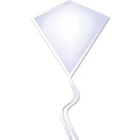 30 in. Diamond Kite - White (Bold Innovations)