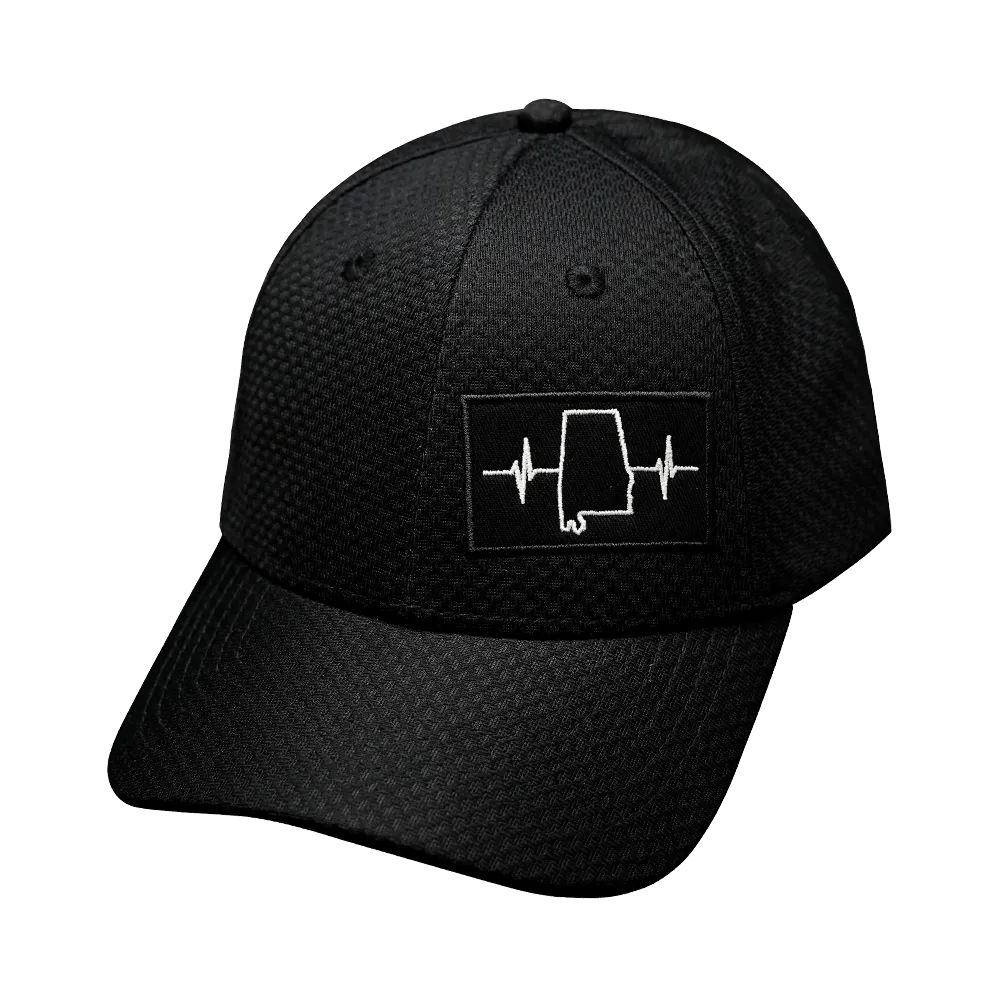 Alabama Hat | Airmesh | Athletic Fit | Black