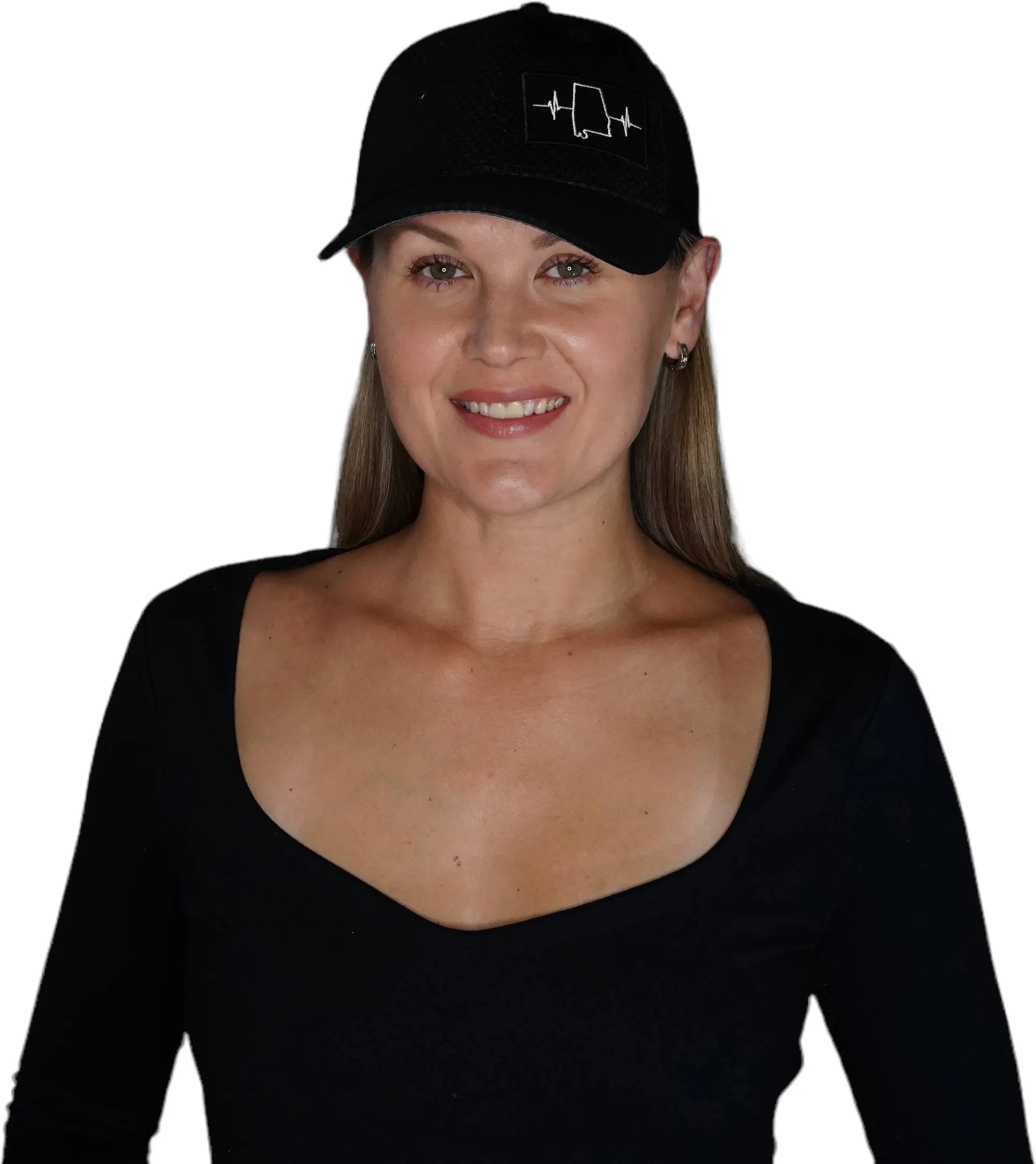 Alabama Hat | Airmesh | Athletic Fit | Black