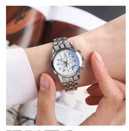 Artificial Leather Men's Blue Light Glass Quartz Watch