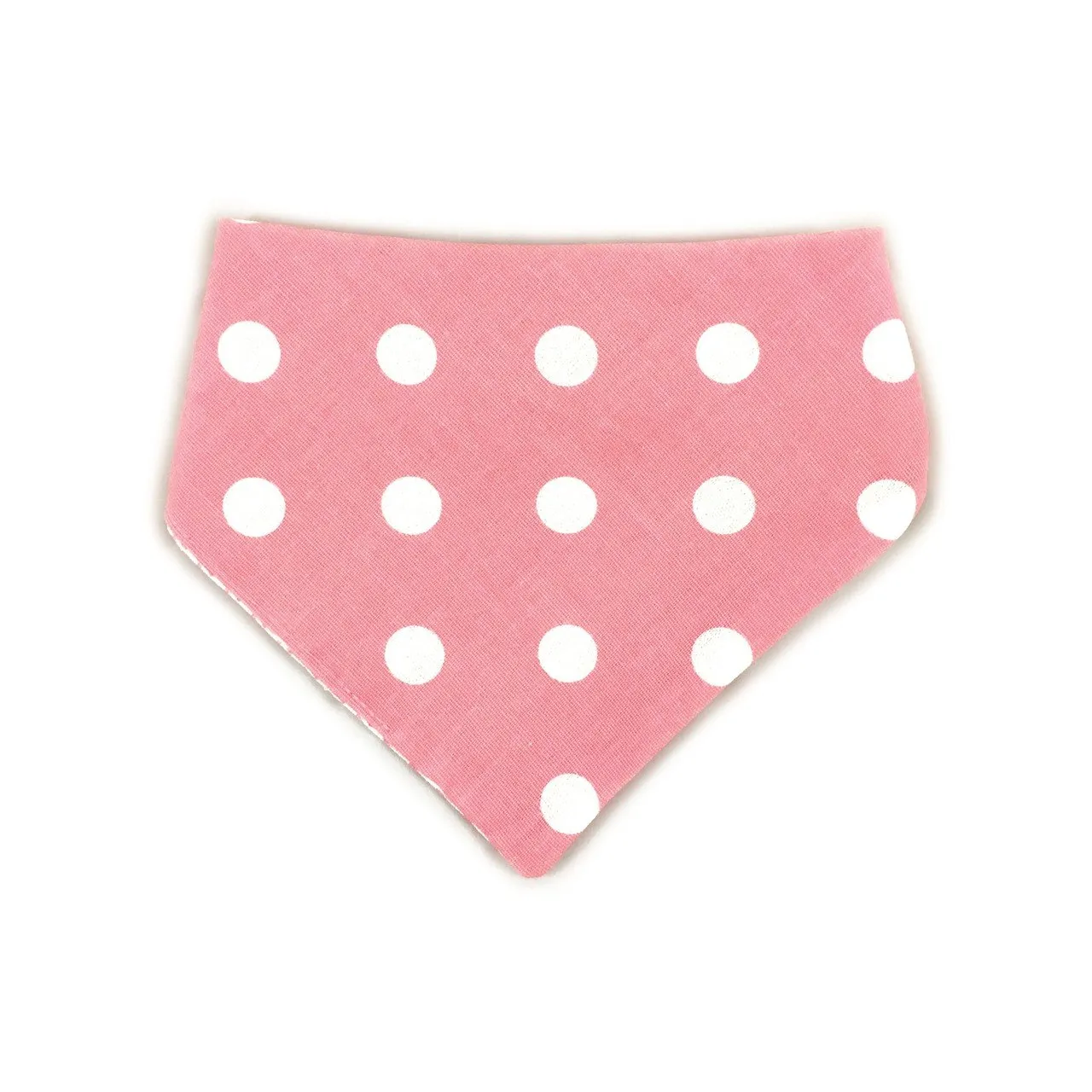 Baby Pink Houndstooth Reversible Dog Bandana