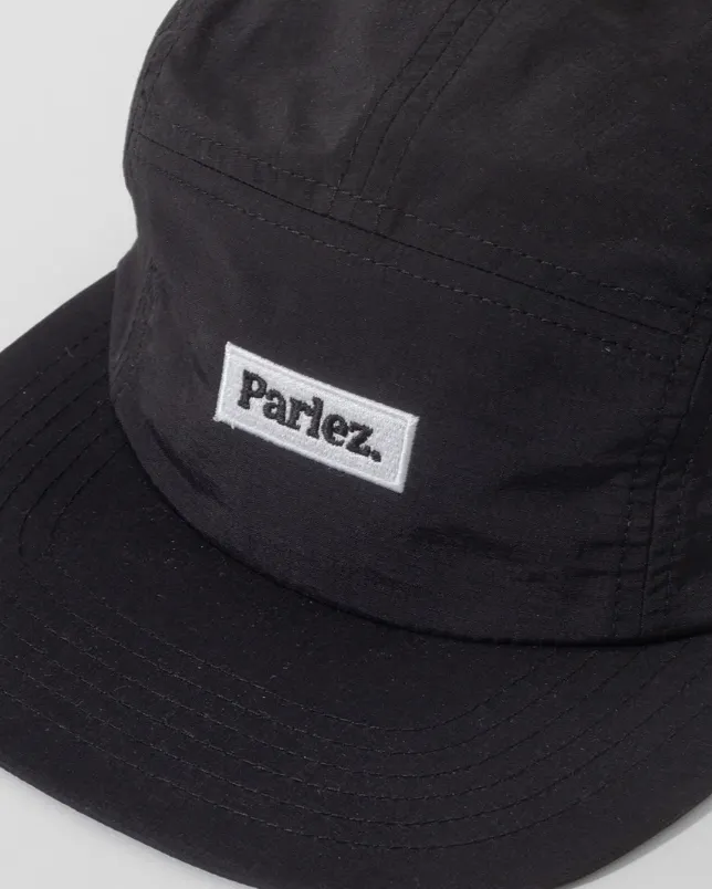 Bradley Cap in Black Ripstop