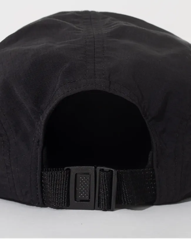 Bradley Cap in Black Ripstop