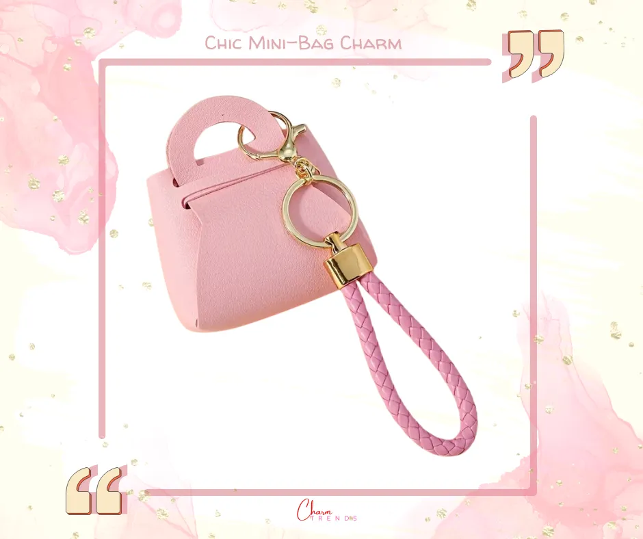Chic Mini-Bag Charm
