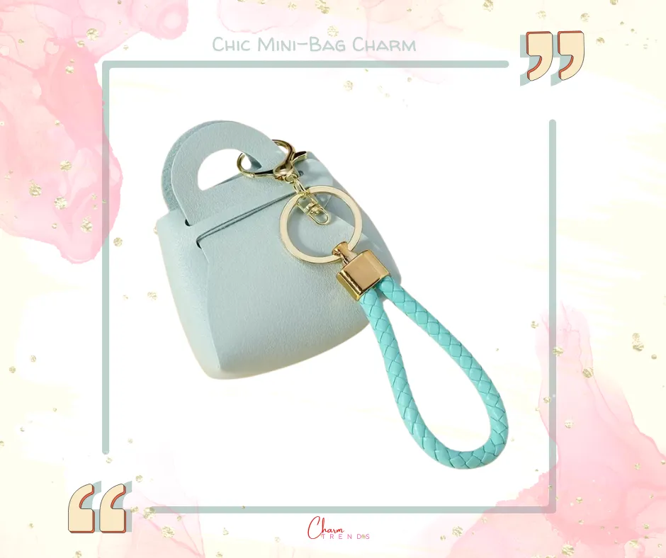 Chic Mini-Bag Charm