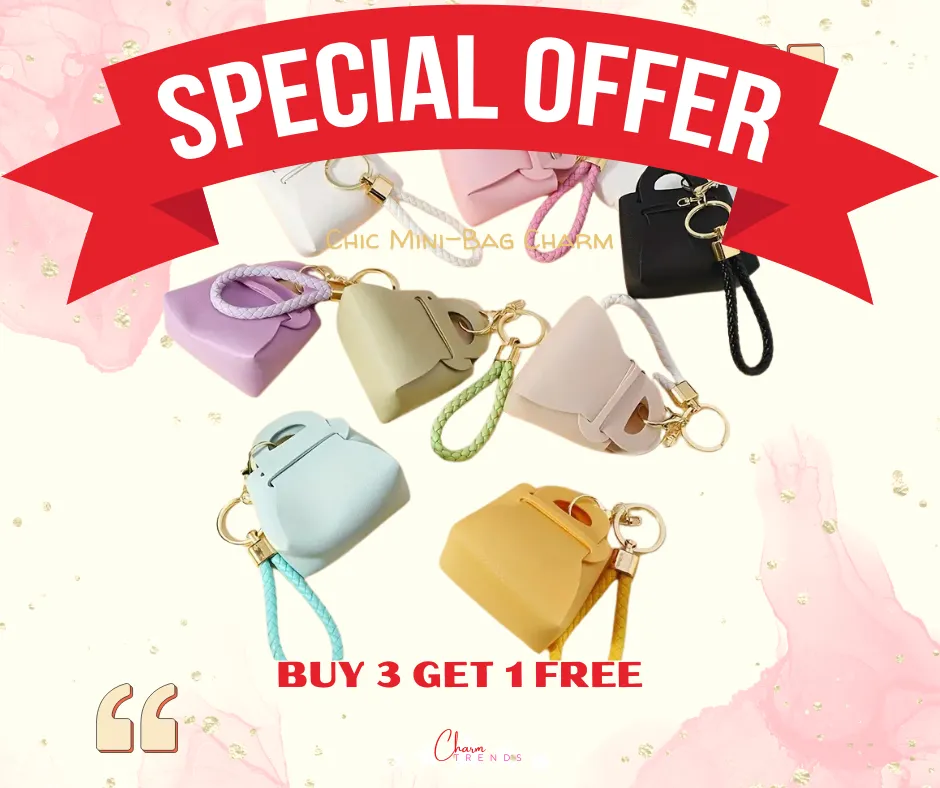 Chic Mini-Bag Charm