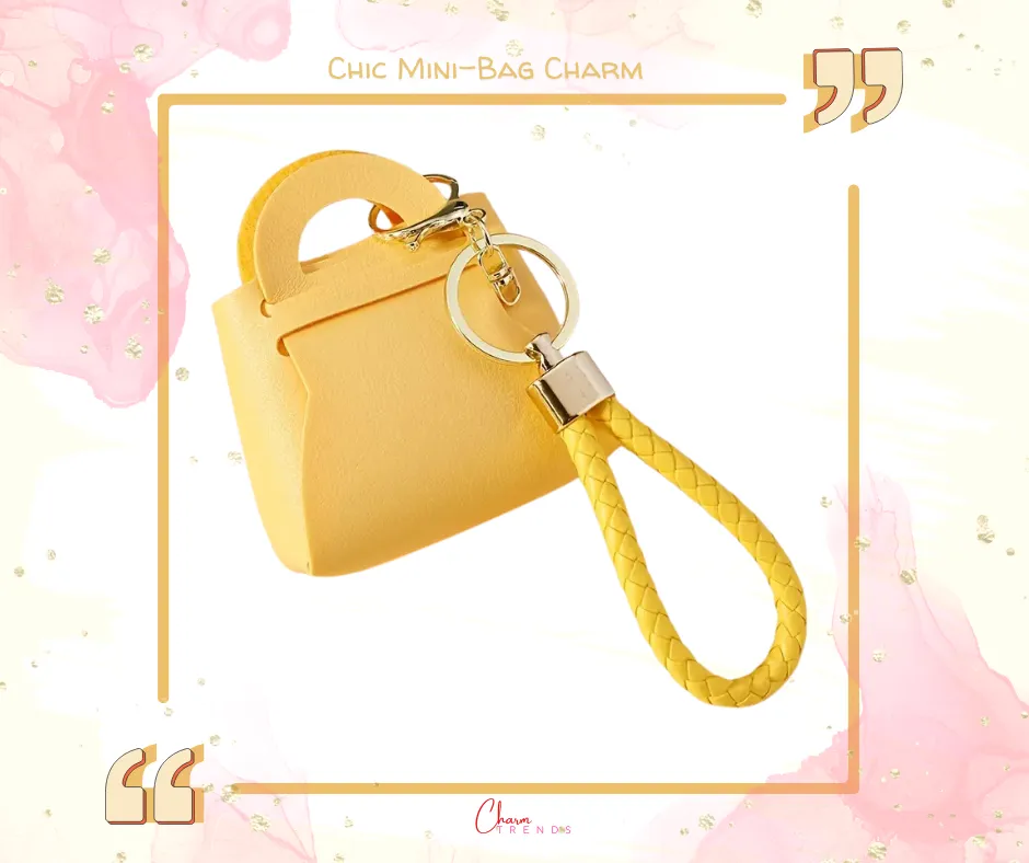 Chic Mini-Bag Charm