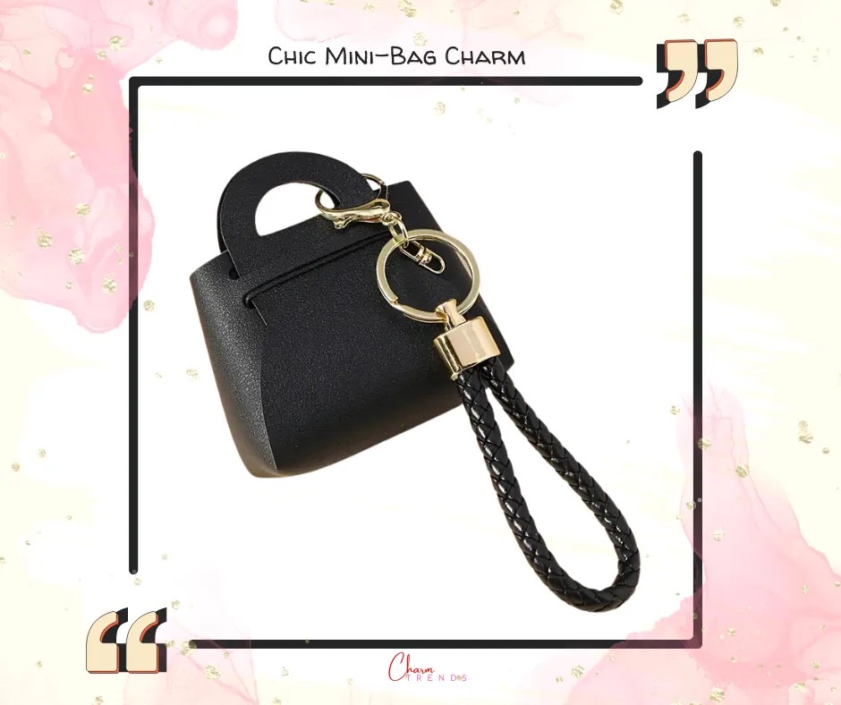 Chic Mini-Bag Charm