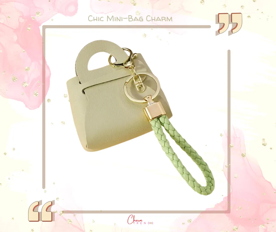 Chic Mini-Bag Charm