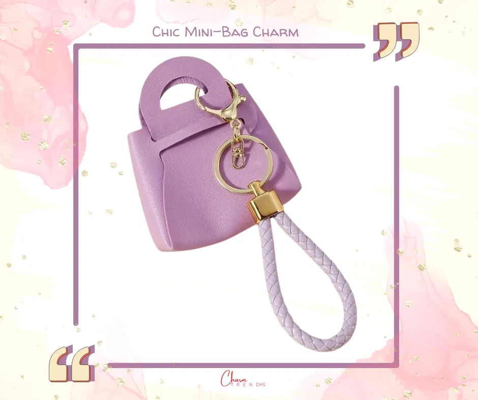 Chic Mini-Bag Charm