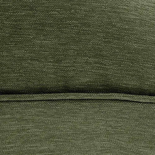 Classic Accessories Montlake Water-Resistant 59 x 18 x 3 Inch Outdoor Bench/Settee Cushion, Patio Furniture Swing Cushion, Heather Fern Green, Patio Loveseat Cushion