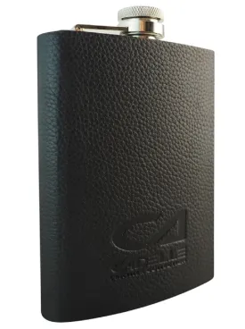 Classic Leather Bound 8oz Hipflask