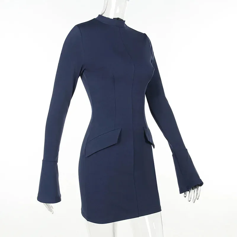 Cold Hearted Long Sleeve Mini Dress
