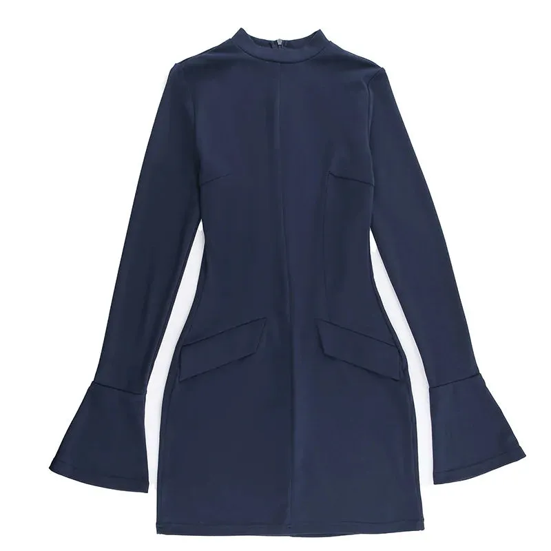 Cold Hearted Long Sleeve Mini Dress
