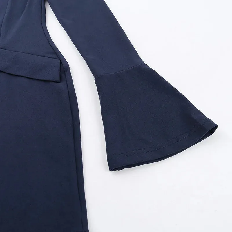 Cold Hearted Long Sleeve Mini Dress