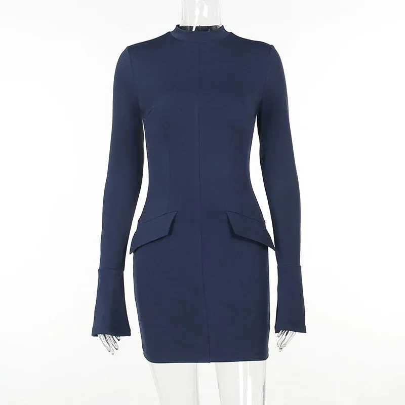 Cold Hearted Long Sleeve Mini Dress