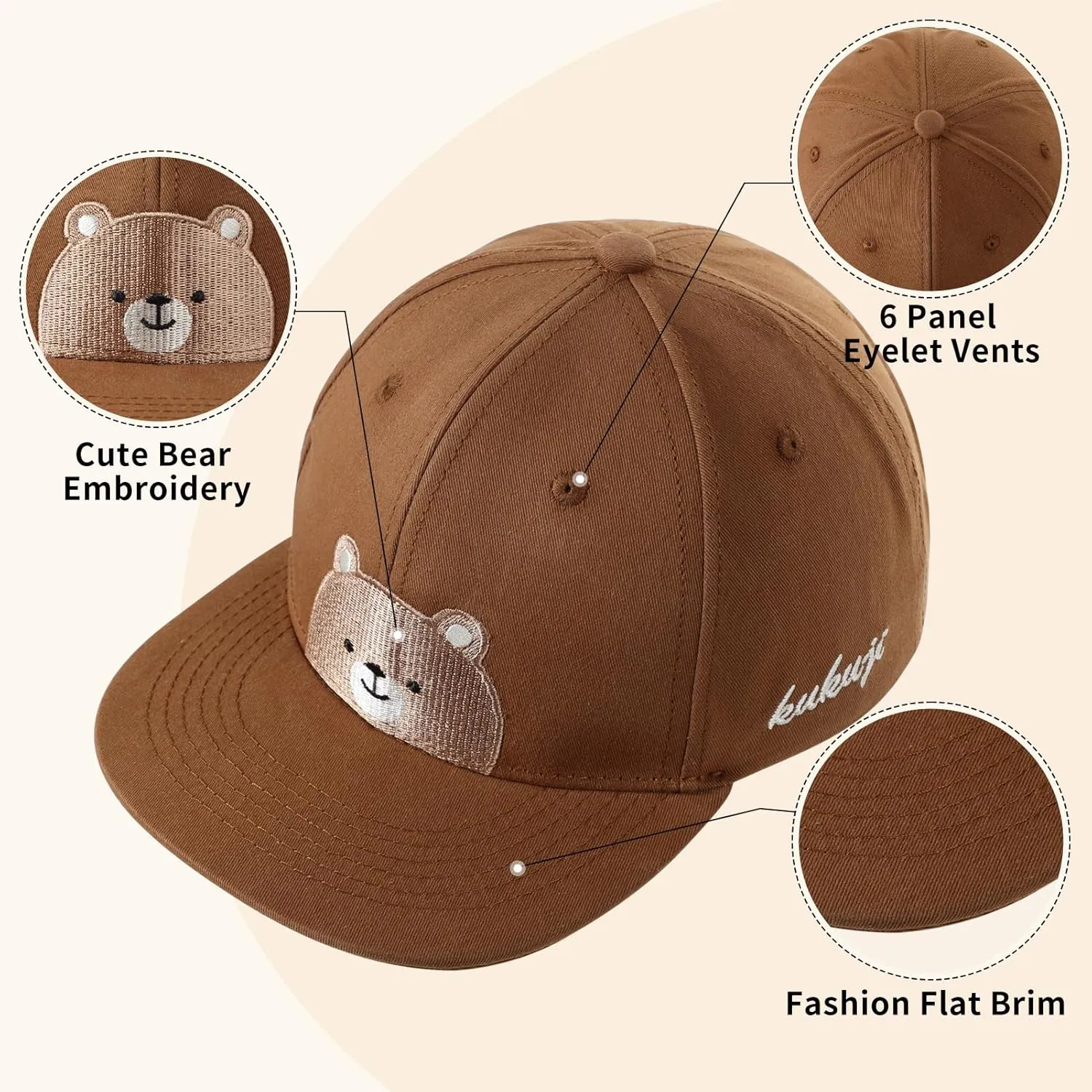 Cute Train Embroidered Kids Baseball Caps Toddler Washed Cotton Vintage Snapback Trucker Hat for Boys Girls 3-8 Years