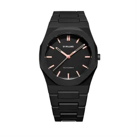 D1 Milano Black Dial Watches For Gents - PCBJ12