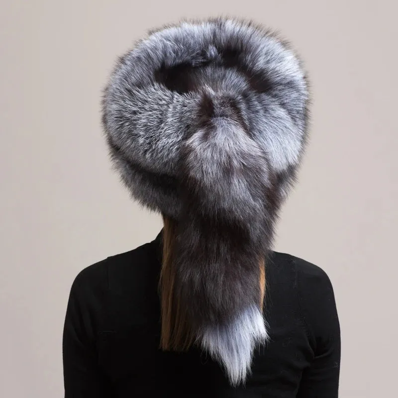Fashionable Headgear Thicken Warm Winter Real Fur Hat Outdoor Cap