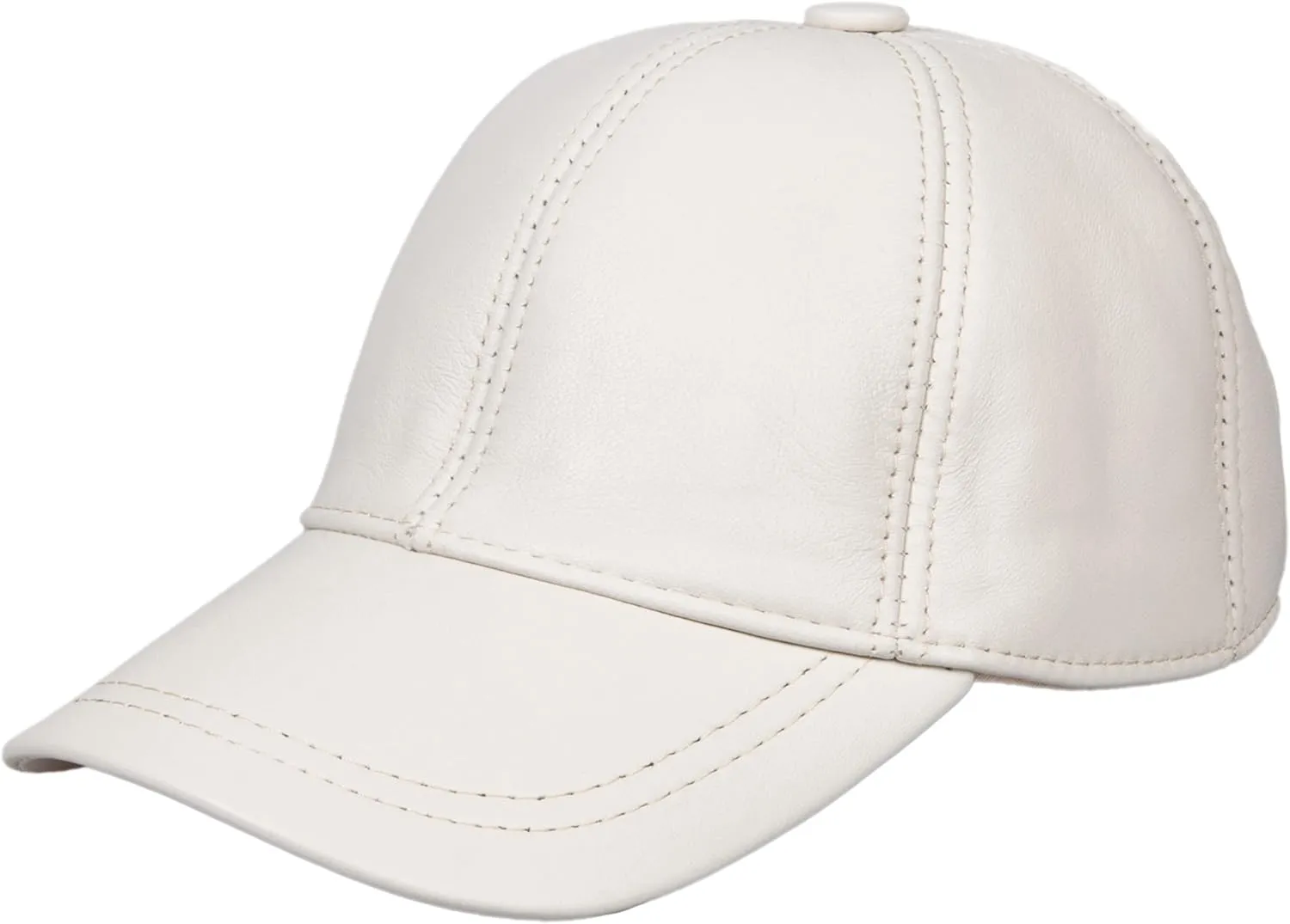 Genuine Leather Unisex Baseball Cap