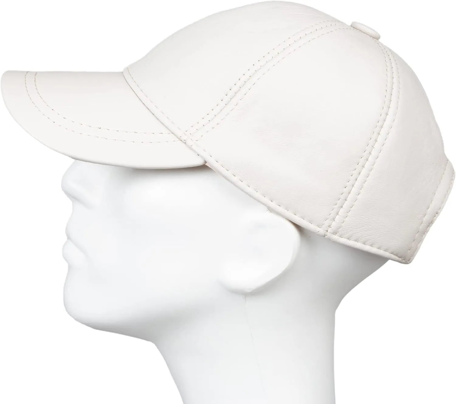 Genuine Leather Unisex Baseball Cap