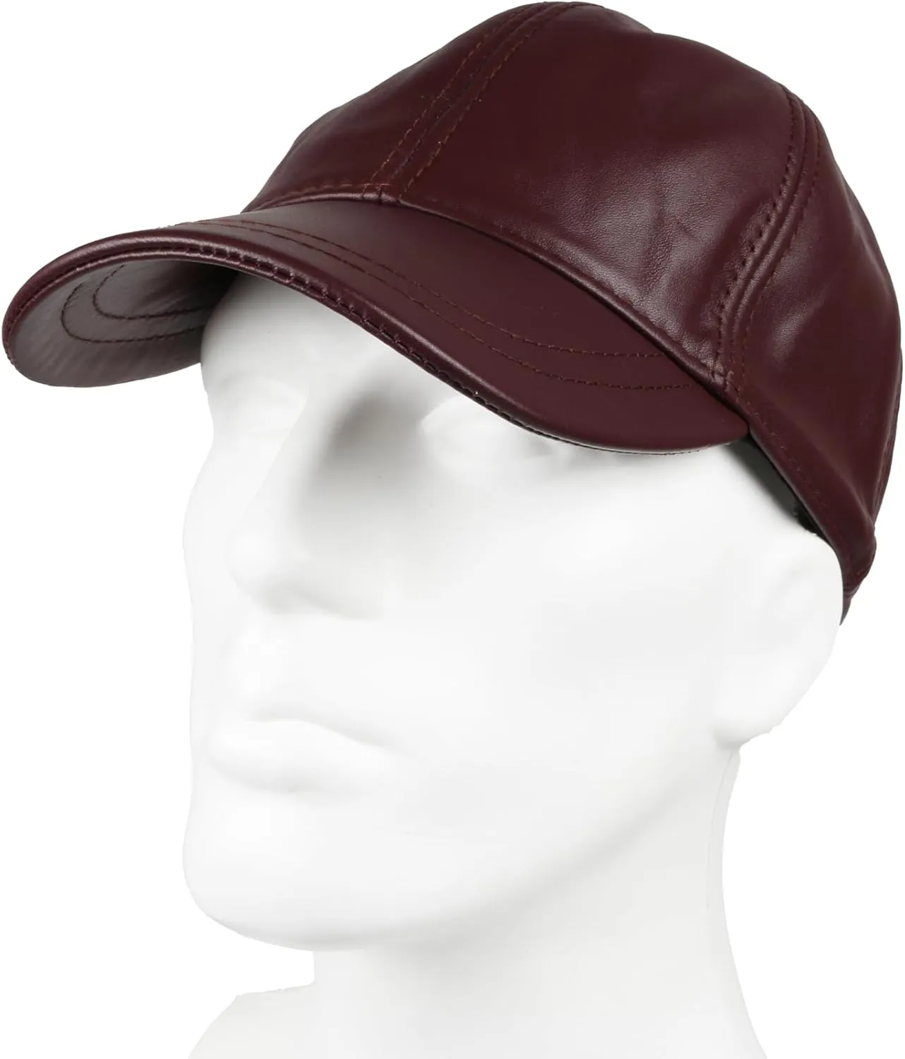 Genuine Leather Unisex Baseball Cap