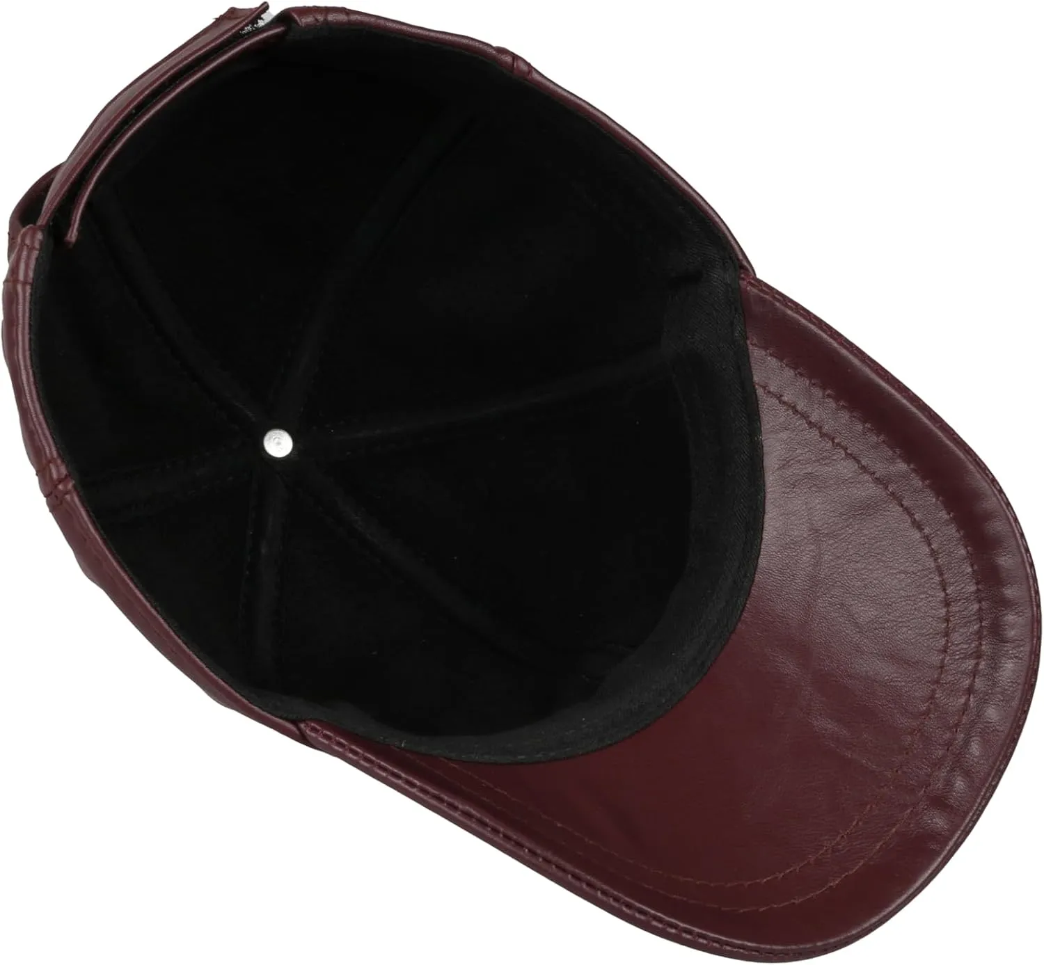 Genuine Leather Unisex Baseball Cap