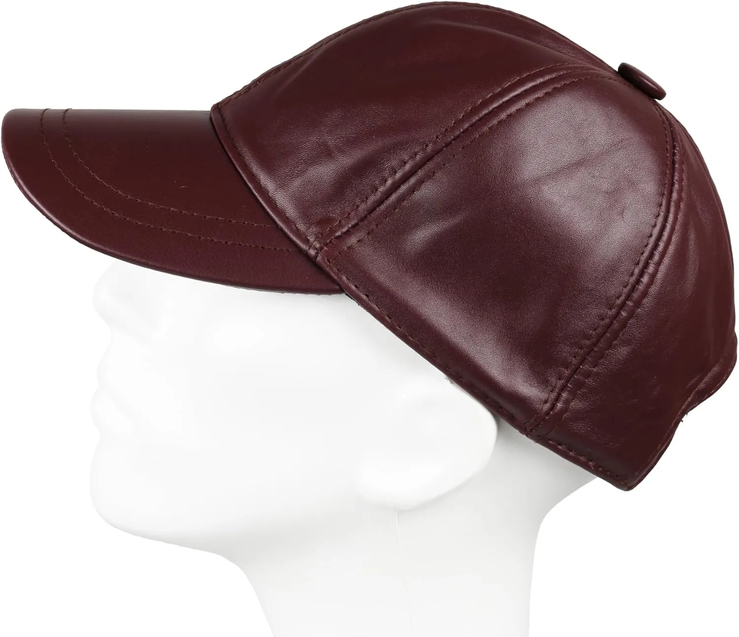 Genuine Leather Unisex Baseball Cap