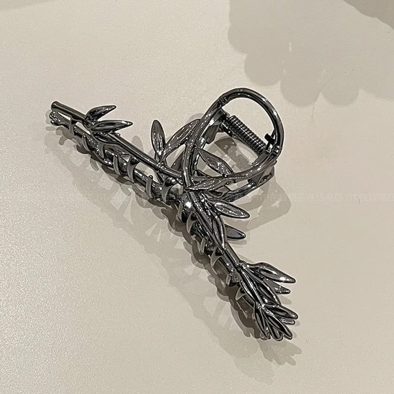 Geometric Gold & Silver Hair Claw