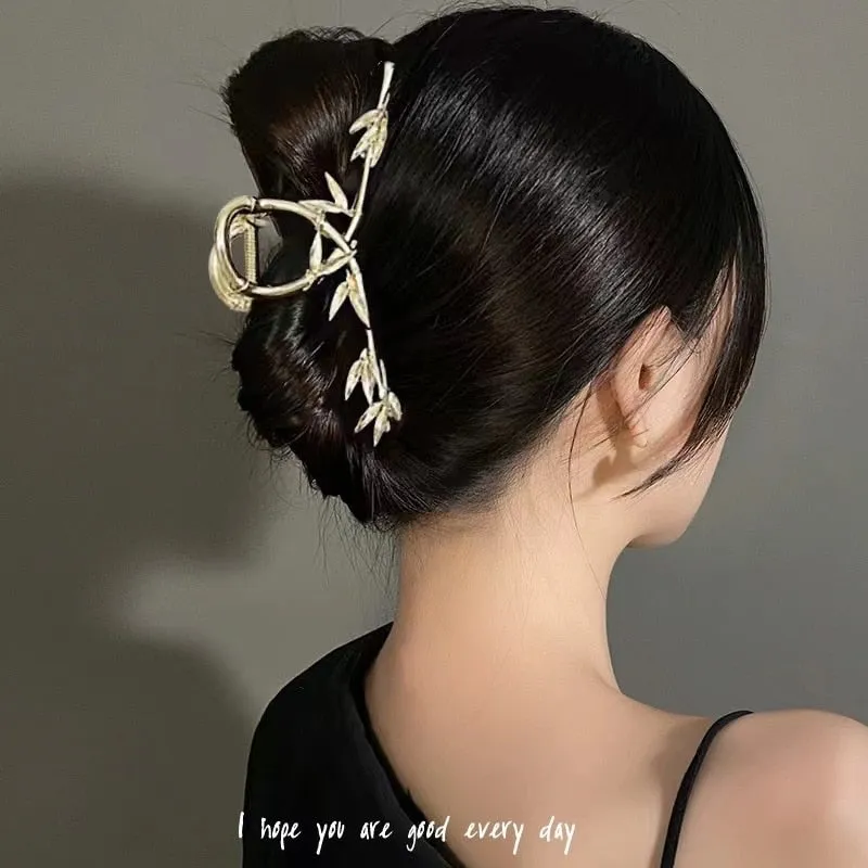 Geometric Gold & Silver Hair Claw