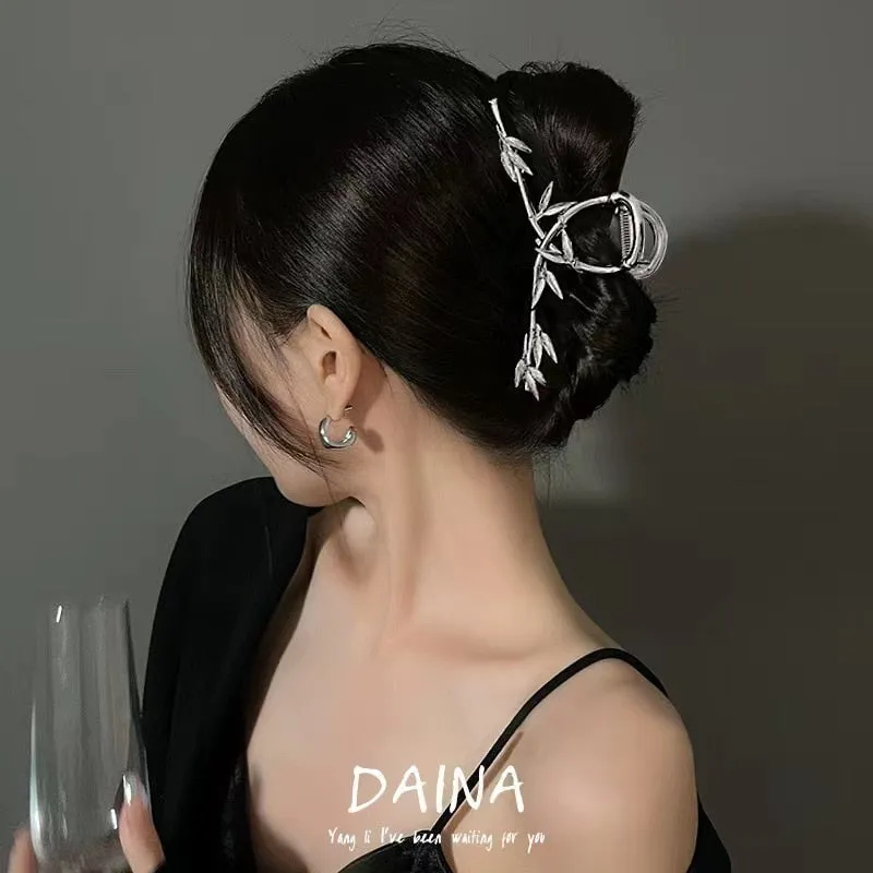 Geometric Gold & Silver Hair Claw