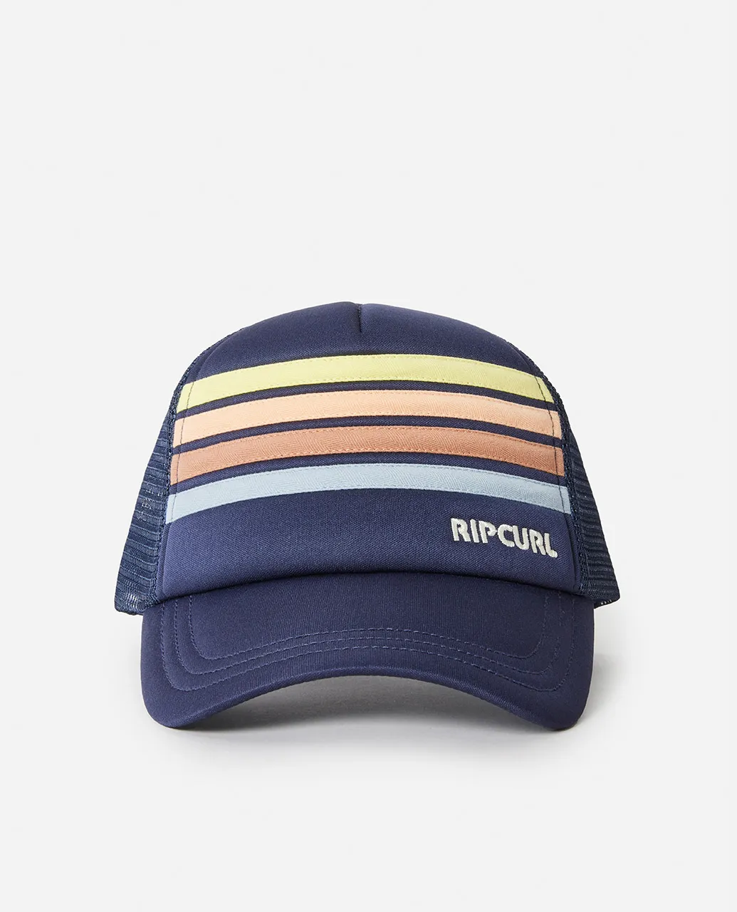 Girls Mixed Trucker Cap in Navy