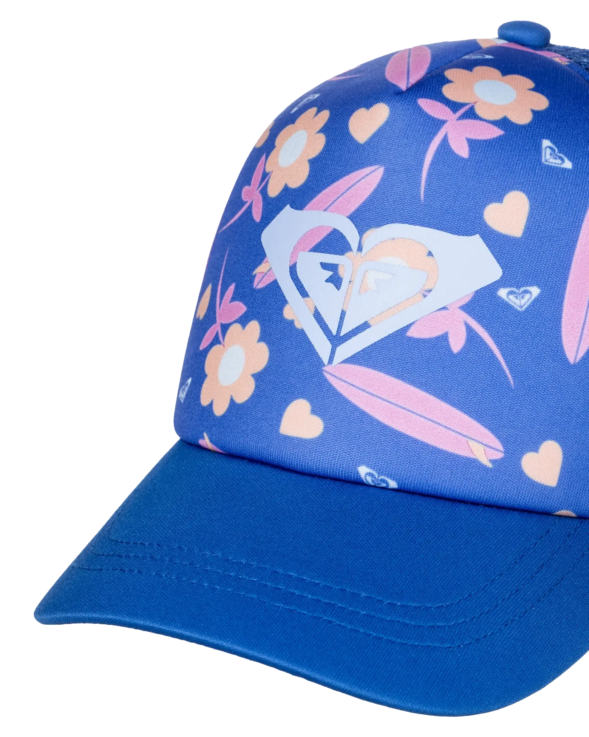Girls Sweet Emotions Trucker Cap in Ultramarine & Lorem
