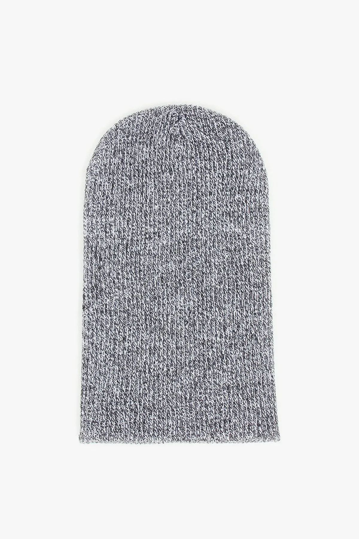 Grey Slouch Knitted Beanie - W22 - UBH0009