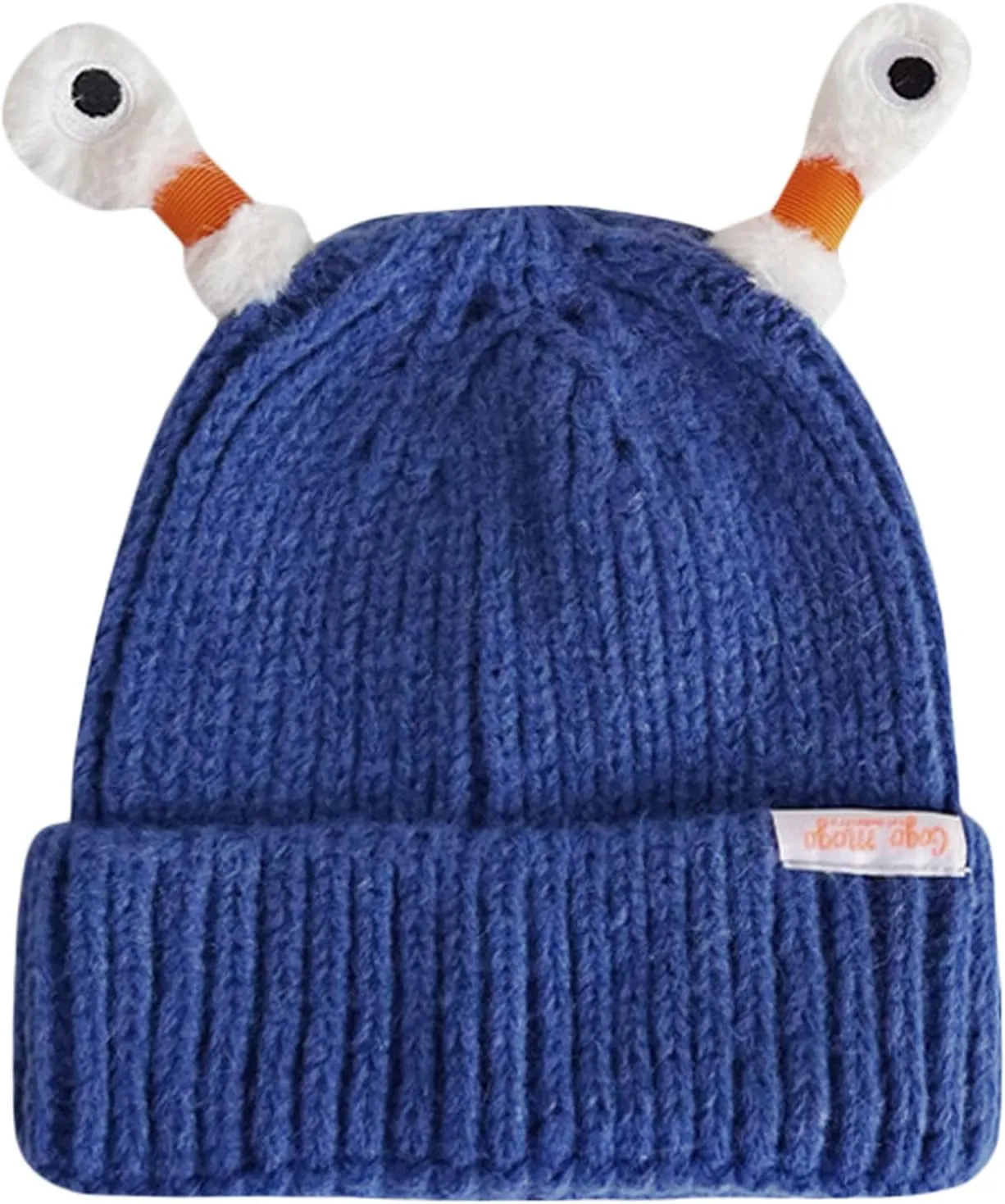 Honganda Funny Beanie Hat for Women, Glowing Monster Knitted Hat with Retractable Tentacles, Warm Winter Hat Gift for Adult