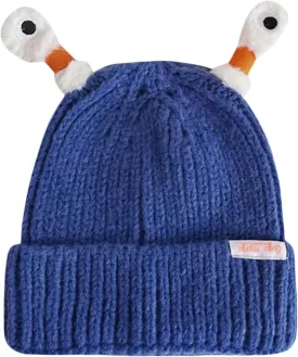 Honganda Funny Beanie Hat for Women, Glowing Monster Knitted Hat with Retractable Tentacles, Warm Winter Hat Gift for Adult