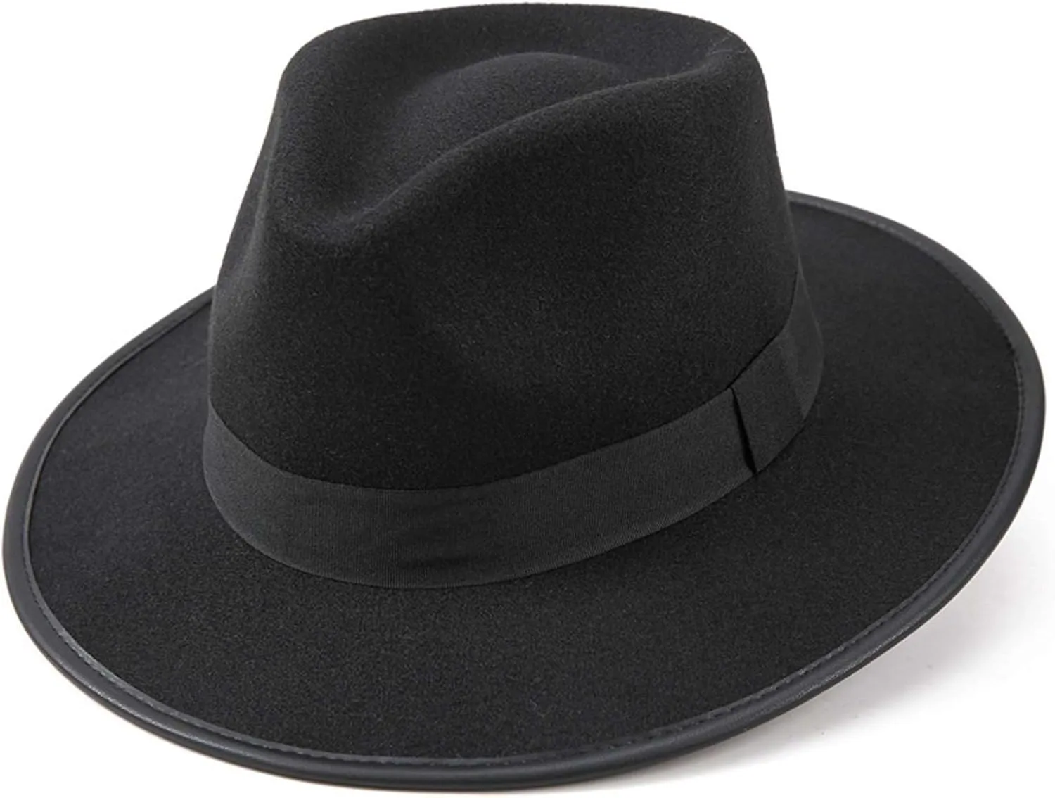 Icegrey Panama Hat Sun Hats for Women Men Wide Brim Fedora Straw Beach Hat Plus Size Dress Fedora Hat