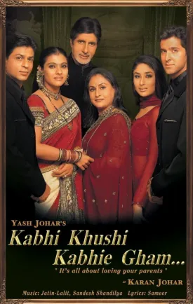 Kabhi Khushi Kabhie Gham Bollywood DVD With English Subtitles
