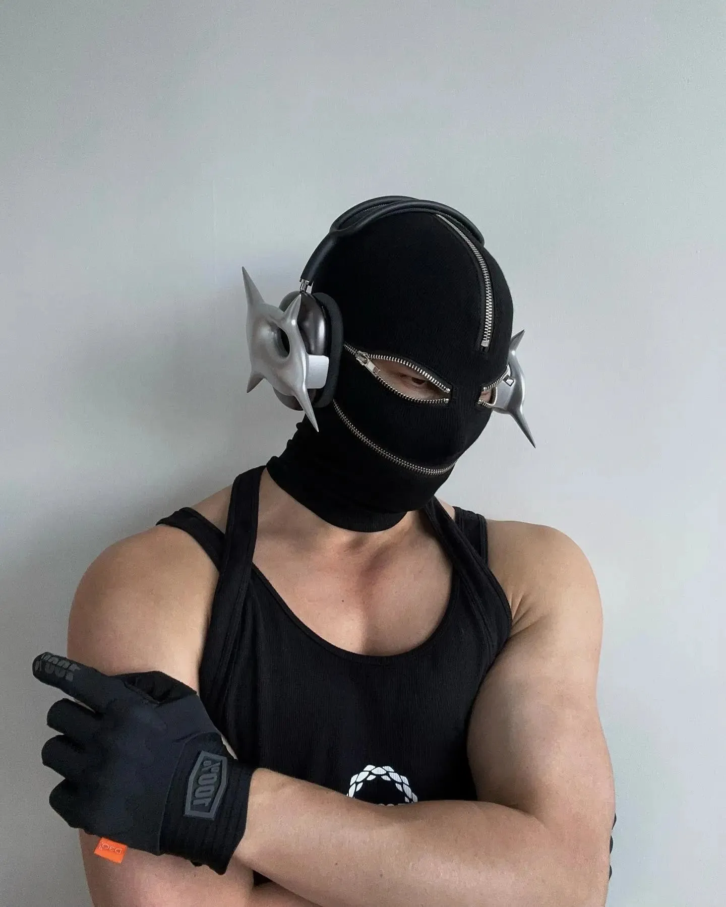 Knitted Zipper Face Mask