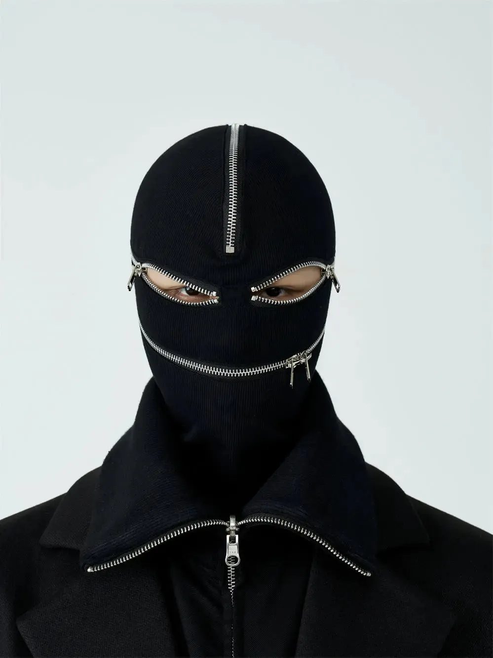 Knitted Zipper Face Mask