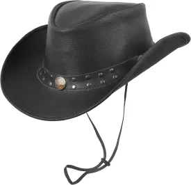 Leather Cowboy Hat for Men Women Lightweight Handcrafted Western Shapeable Wide Brim | Western Hats for Men