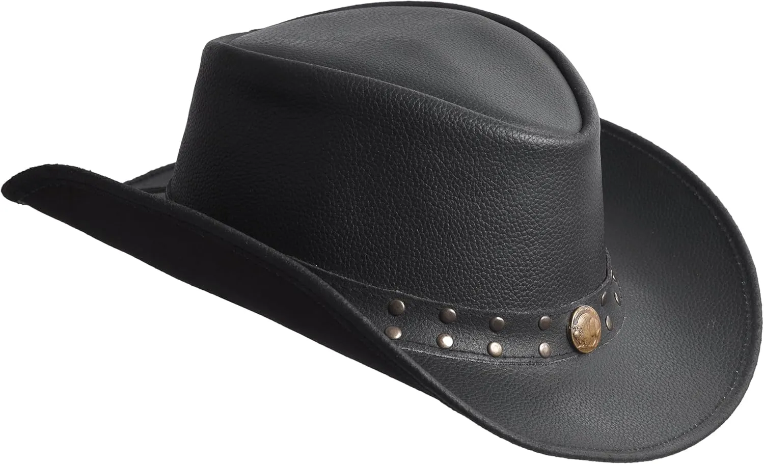 Leather Cowboy Hat for Men Women Lightweight Handcrafted Western Shapeable Wide Brim | Western Hats for Men