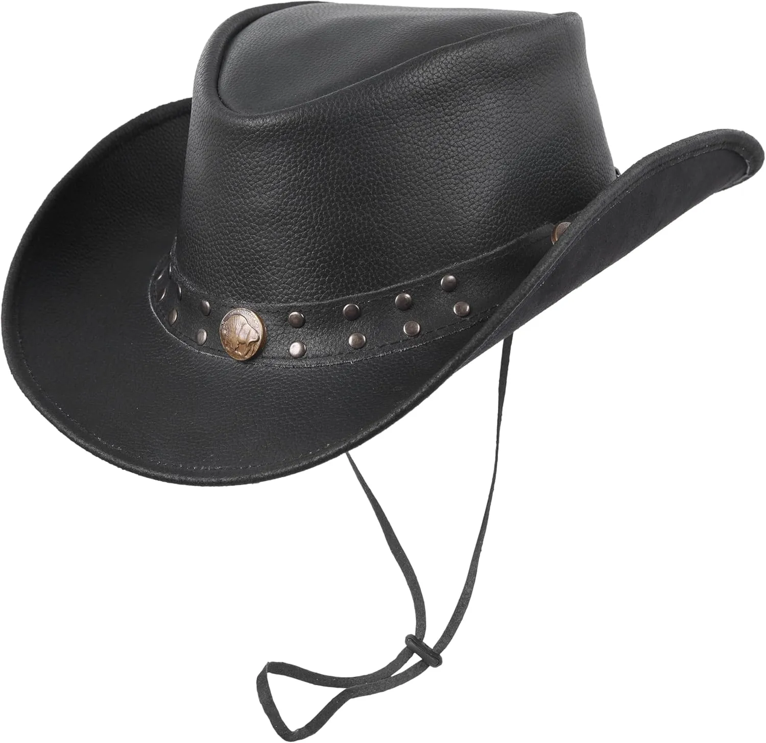 Leather Cowboy Hat for Men Women Lightweight Handcrafted Western Shapeable Wide Brim | Western Hats for Men