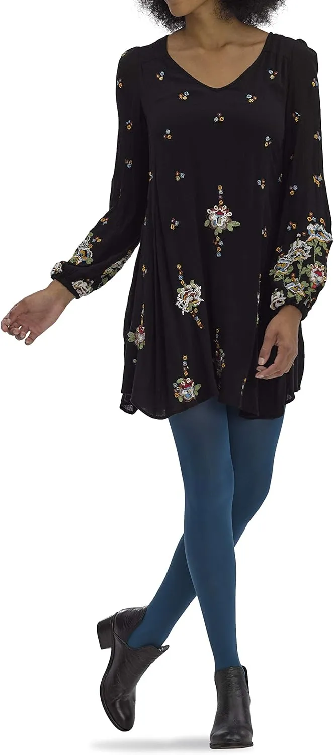 No Nonsense Women's Super Opaque Control Top Tights