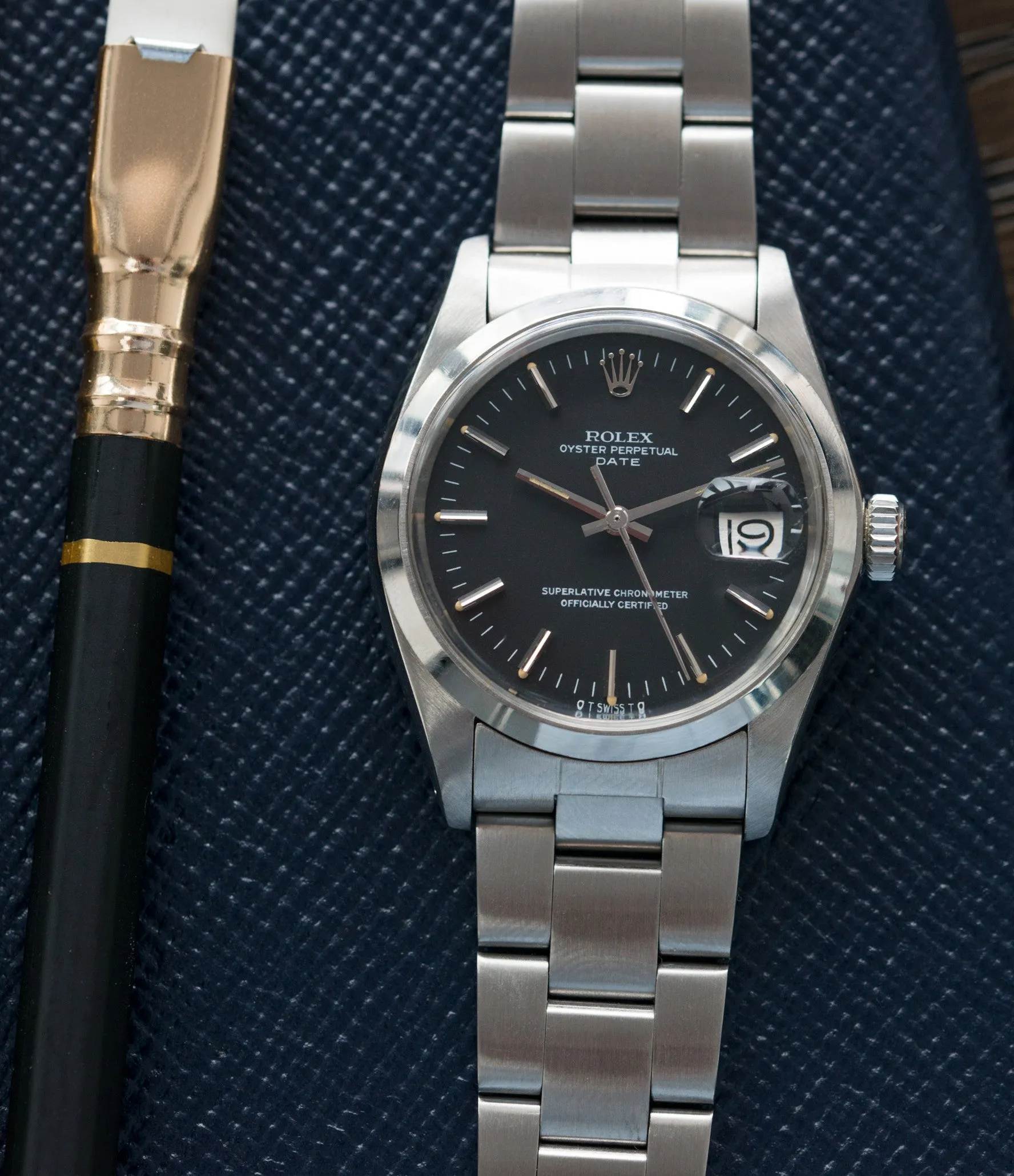Oyster Perpetual Date 1500 | 'Sigma' Grey | Steel