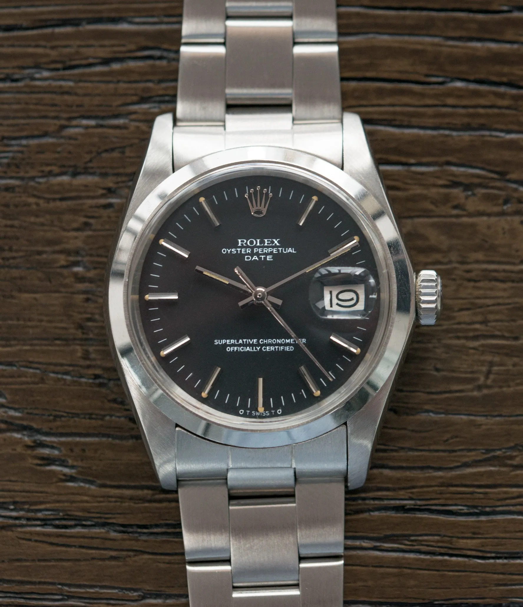 Oyster Perpetual Date 1500 | 'Sigma' Grey | Steel