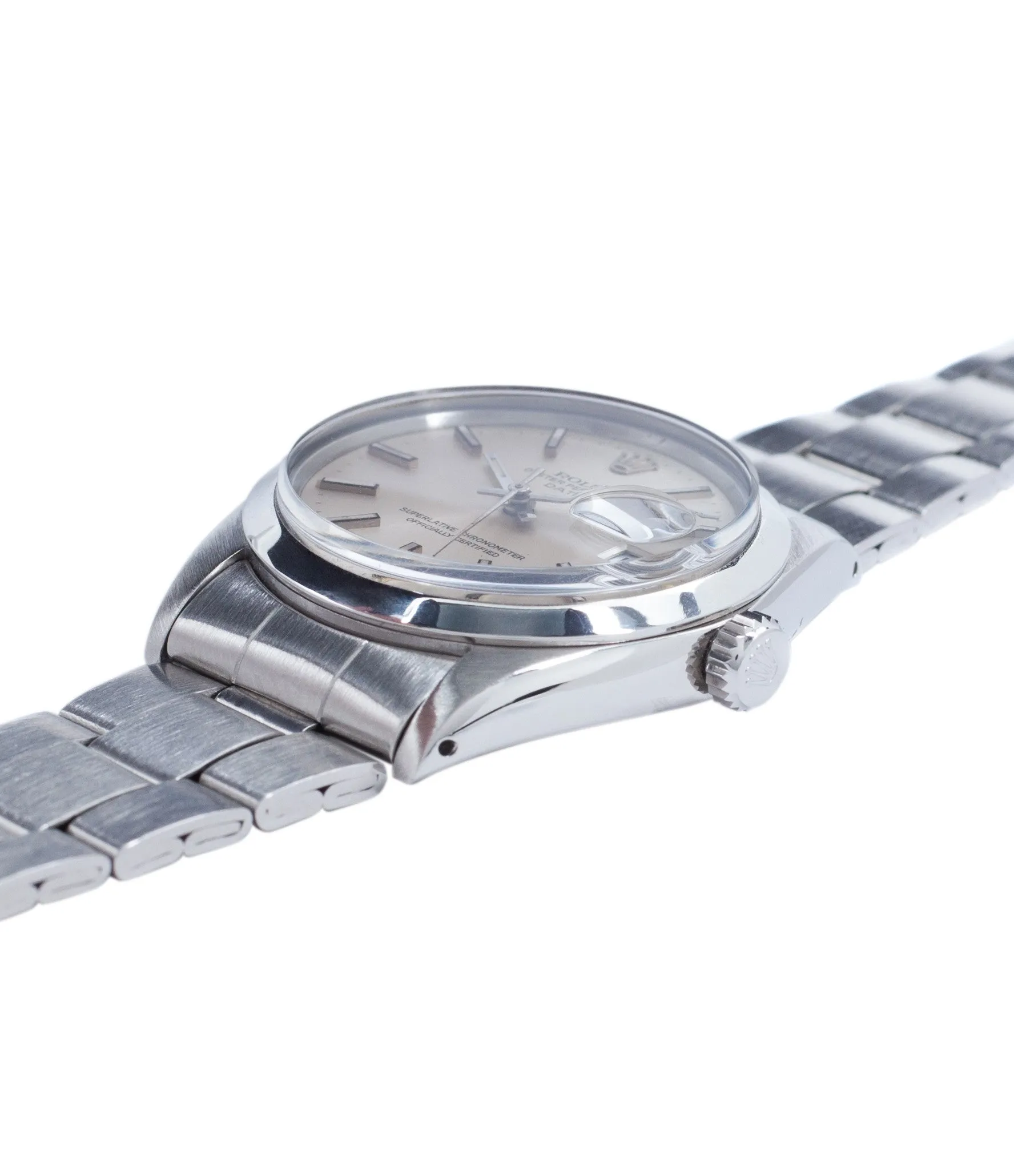 Oyster Perpetual Date 1500 | 'Sigma' Silver | Steel