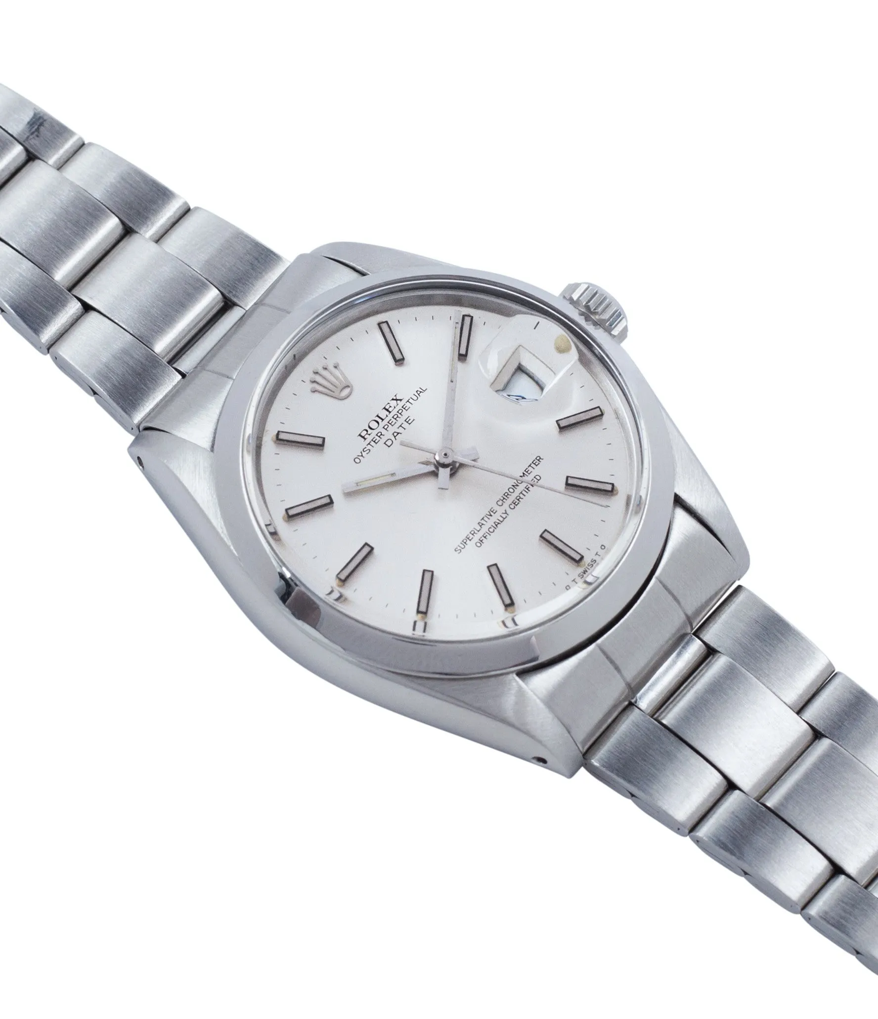 Oyster Perpetual Date 1500 | 'Sigma' Silver | Steel