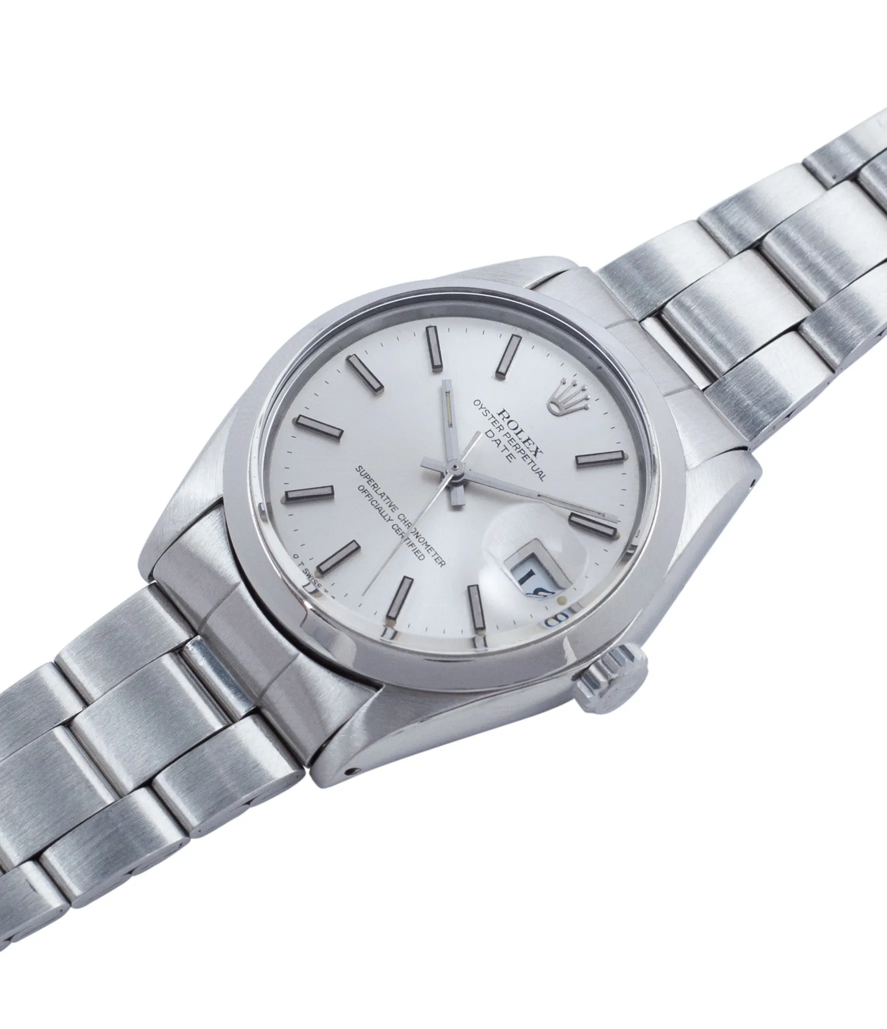 Oyster Perpetual Date 1500 | 'Sigma' Silver | Steel