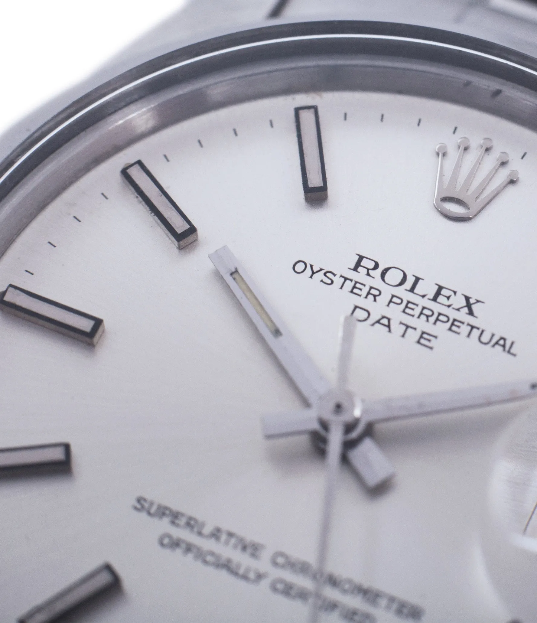 Oyster Perpetual Date 1500 | 'Sigma' Silver | Steel